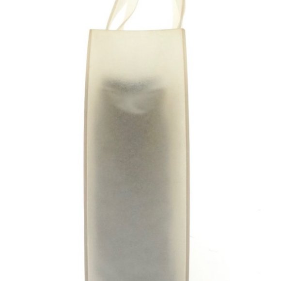 SALE! RARE - PREOWNED Chanel Silicone Gray Handbag - Picture 6 of 16